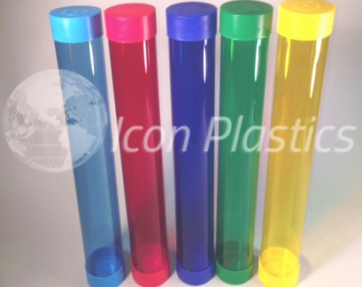 Custom Colored Plastic Packaging Tubes