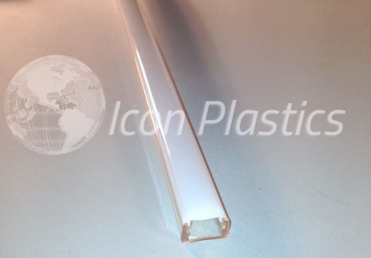 LED Lens with Plastic Channel