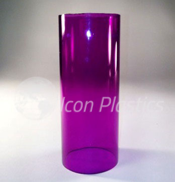 Purple Rigid Acrylic Tubes